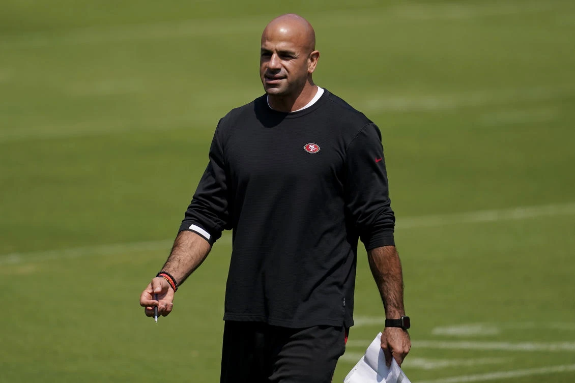 Robert Saleh, the New York Jets' new head coach, has families in neighborhoods all across the country celebrating the first known Muslim American to hold that position in NFL history. (File/AP)
