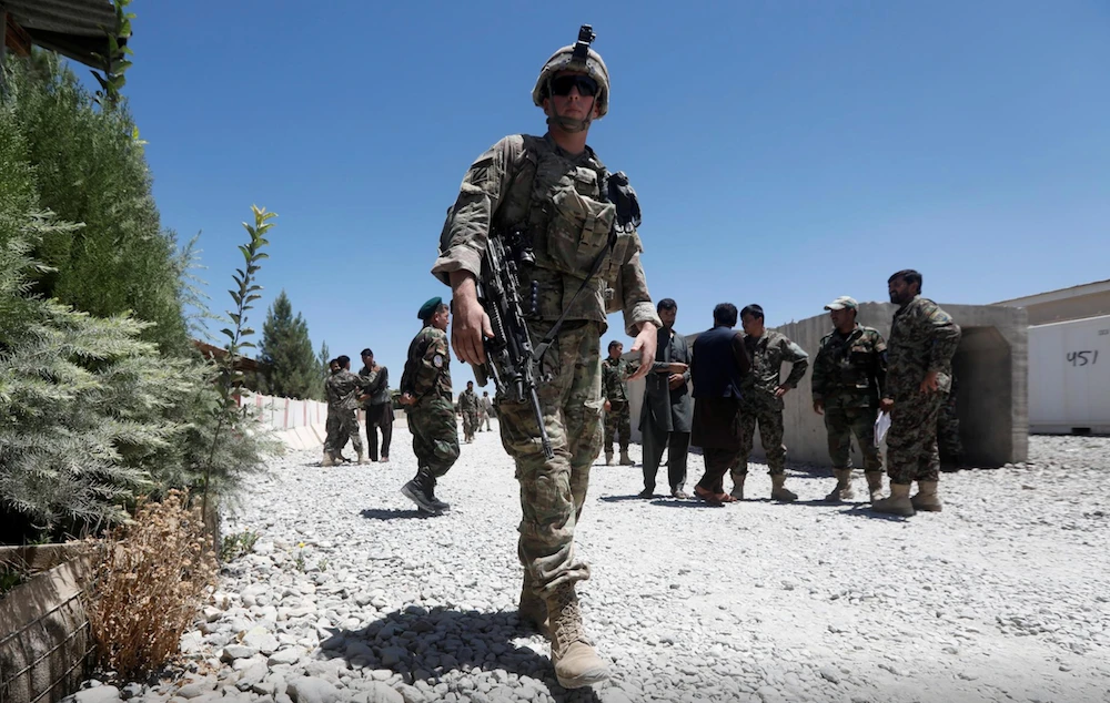 The Pentagon confirmed the reduction of US troops on Friday in accordance with President Donald Trump administration’s November pledge to cut the number of US forces in Afghanistan from 4,500 to 2,500 by mid-January. (Reuters/File Photo)
