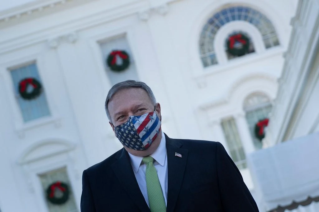Outgoing Secretary of State Mike Pompeo has spent his final days in office unveiling a host of measures targeting China. (AFP)