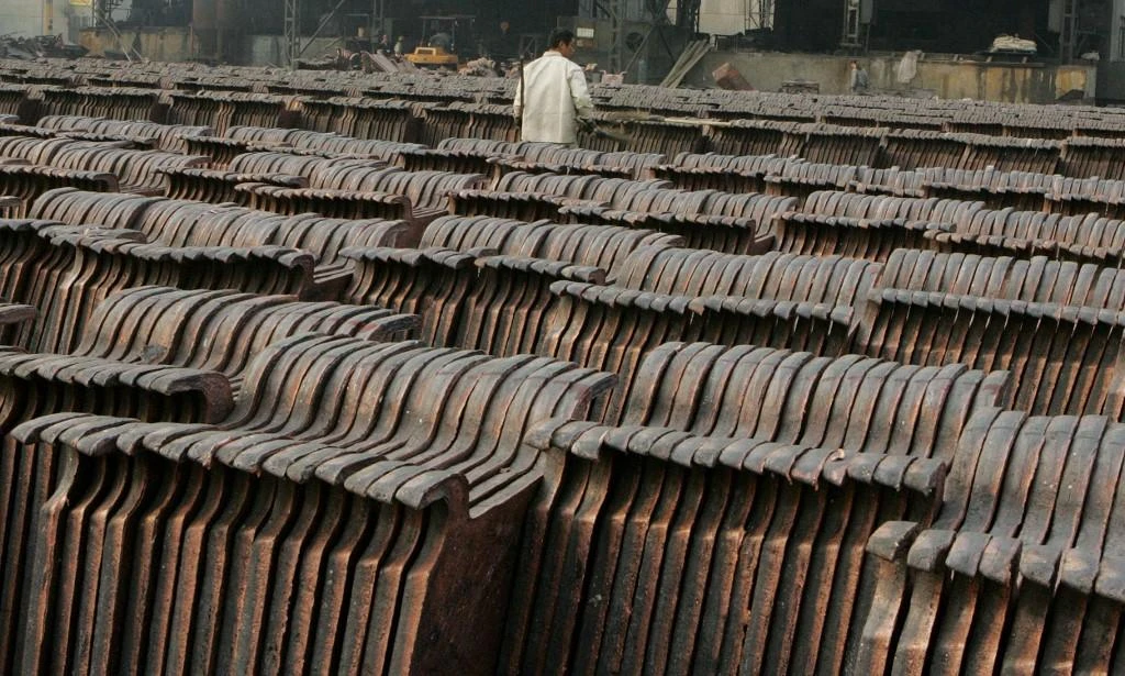 Top metals consumer China posted stronger-than-expected growth and solid industrial output data. (AFP file photo)