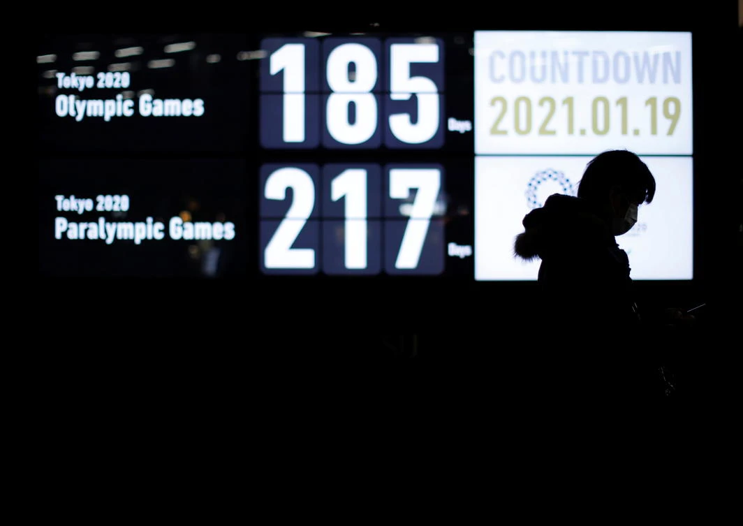Japan is grappling with a surge in coronavirus infections six months before it is set to host the Summer Olympics. (Reuters)