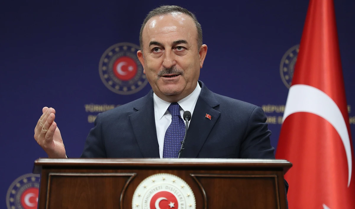 Turkish Foreign Minister Mevlut Cavusoglu told reporters in Ankara on Monday that relations would be normalized if Israel were to halt “its illegal actions, such as annexations against Palestine.” (AFP)