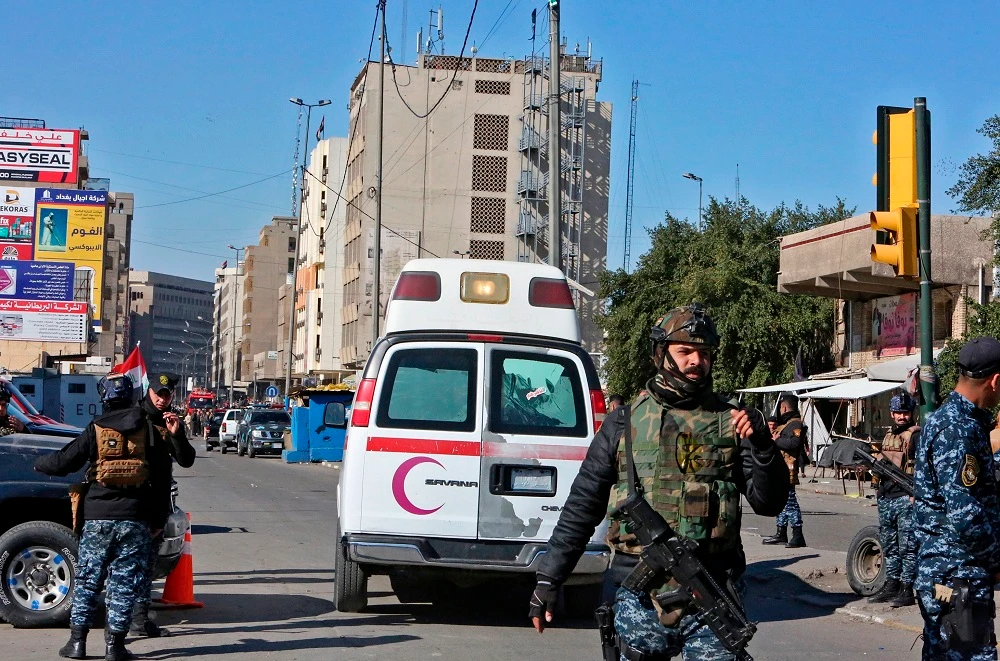 Twin suicide bombings rock central Baghdad; 32 dead, 110 injured