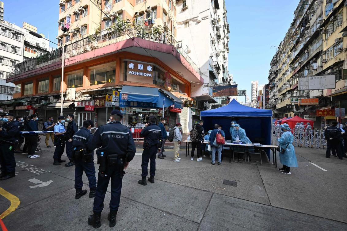 Thousands were ordered to stay in their homes for the city’s first COVID-19 coronavirus lockdown as authorities battle an outbreak in one of its poorest and most densely packed districts. (AFP)
