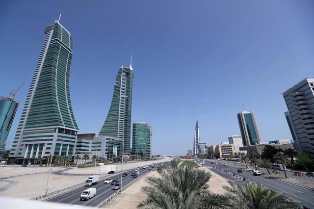Bahrain Financial Harbour (L) and Bahrain World Trade Center are are seen in diplomatic area in Manama, Bahrain, February 28, 2018. (Reuters)