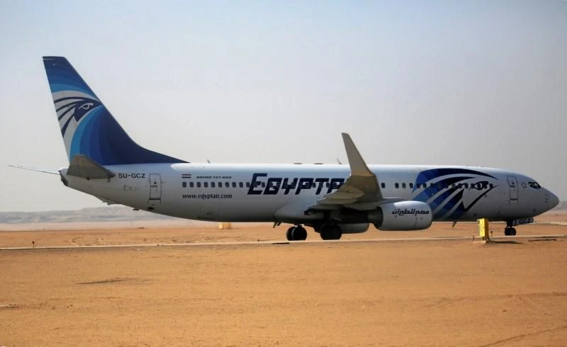 An Egyptair aircraft after landing at Cairo Airport, Egypt, July 13, 2016. (Reuters)