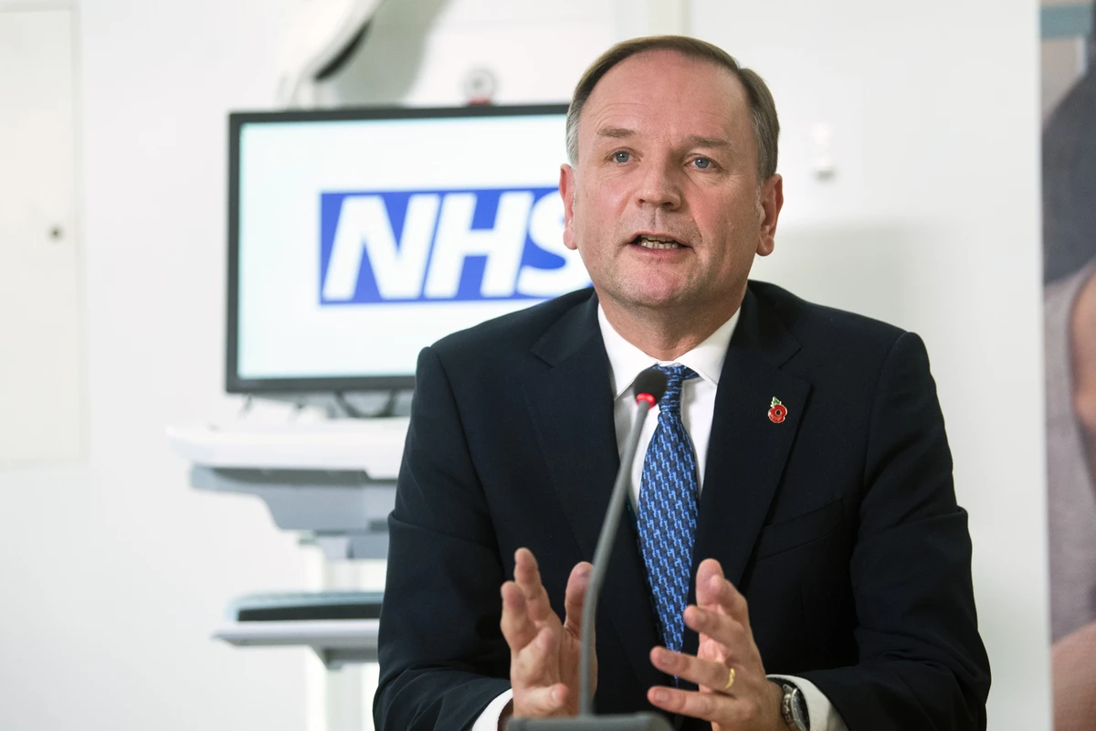 Sir Simon Stevens, the head of Public Health England, told UK MPs the world could look forward to a “much more normal future” with the onset of new treatments. (Twitter: @NHSEngland)