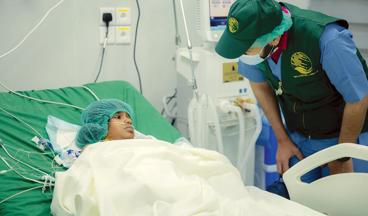 The ‘Saudi Pulse’ program was launched in Yemen to provide healthcare to children belonging to low-income families. (SPA)