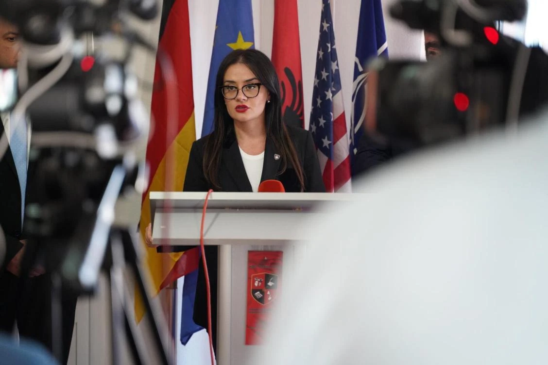 Kosovo’s Foreign Minister Meliza Haradinaj-Stublla said she and her Israeli counterpart Gabriel Ashkenazi would hold a virtual ceremony on Feb. 1. (Kosovo Ministry of Foreign Affairs)