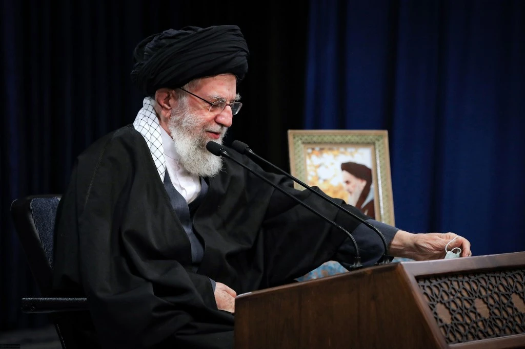 Iran's Supreme Leader Ayatollah Ali Khamenei delivers a televised speech. (File/AFP)