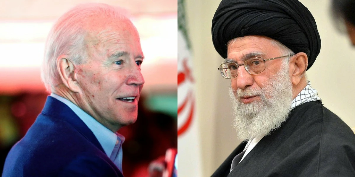 President-elect Joe Biden and Ayatollah Ali Khamenei. (Reuters)