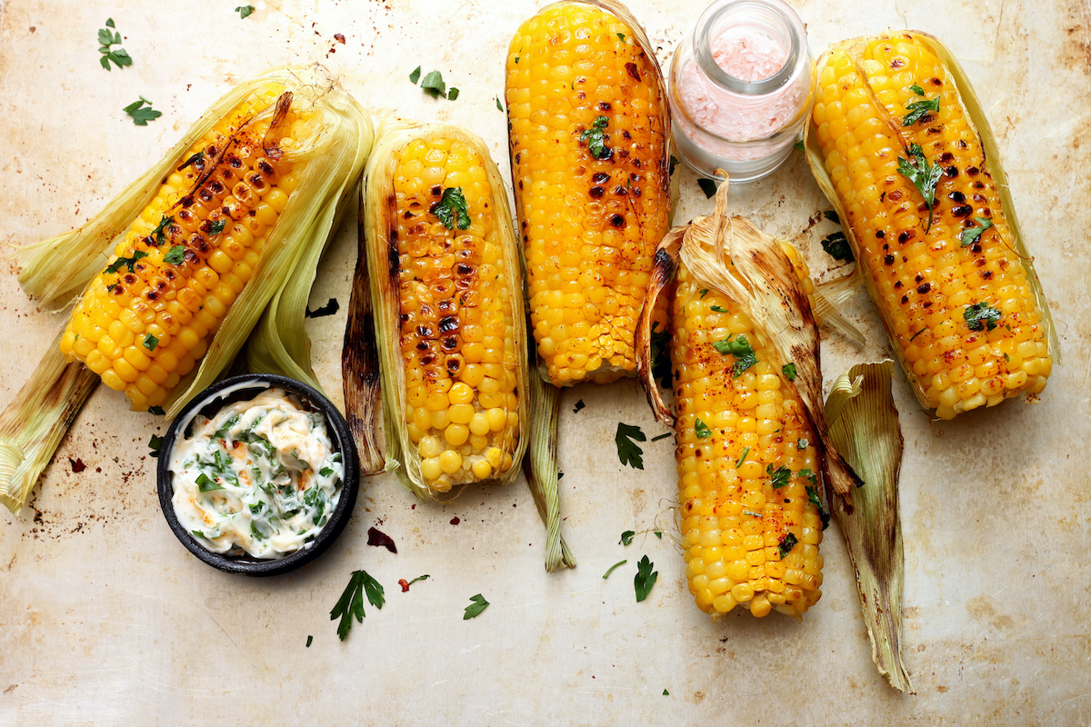 Grilled corn