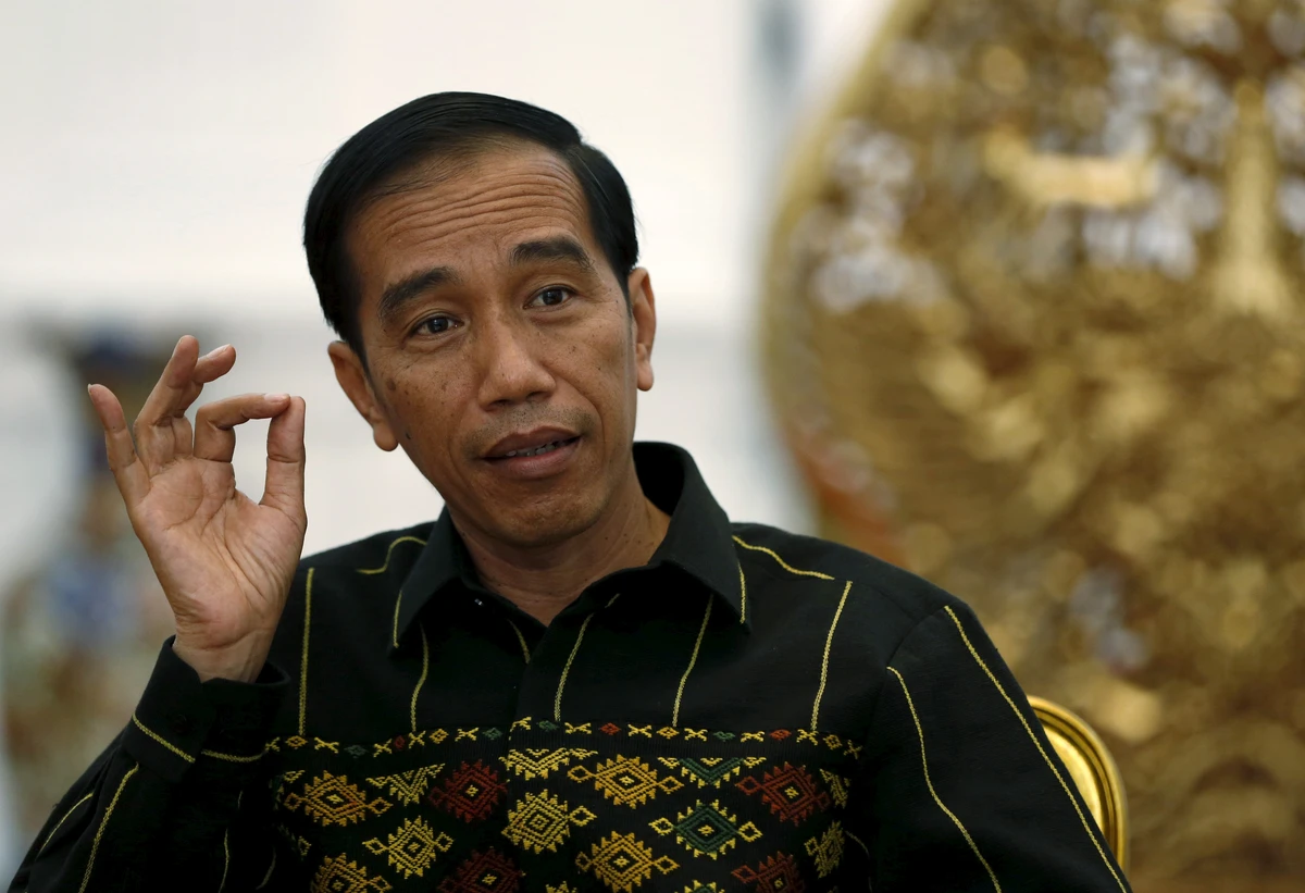 Indonesian President Joko Widodo at the presidential palace in Jakarta on Feb. 10, 2016. (Reuters)