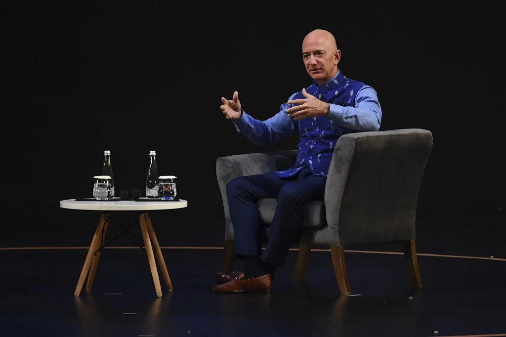 Amazon said Tuesday that Jeff Bezos is stepping down as CEO later this year, to be replaced by Andy Jassy. (AFP/File Photo)