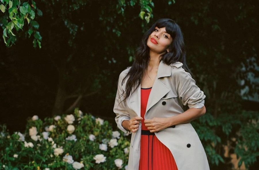 Jameela Jamil stars in the Tommy Hilfiger Spring 2021 ‘Moving Forward Together’ campaign. Supplied