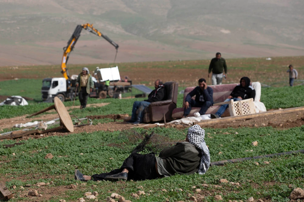 Israel razes Palestinian Bedouin village for second time