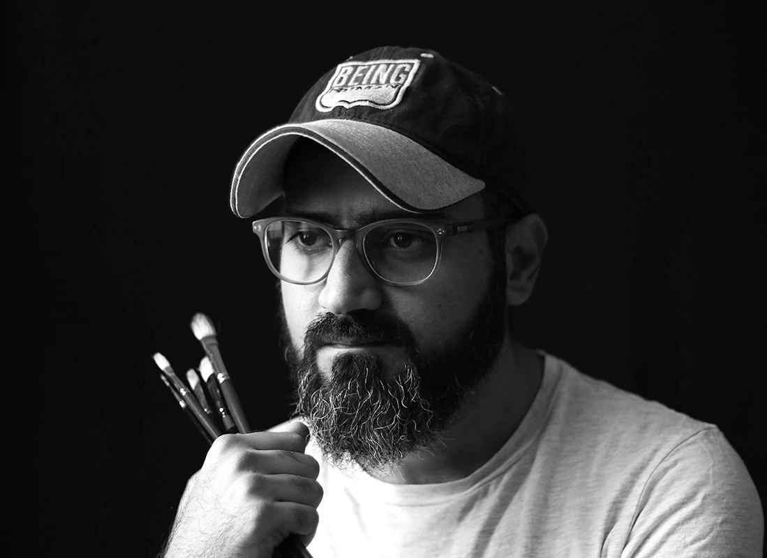 Ali Hammad is a UAE-based Pakistani artist. (Supplied)