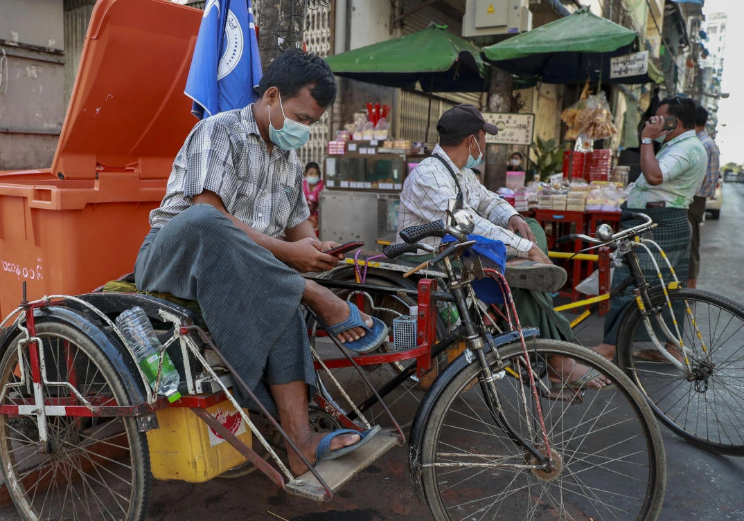 Facebook is especially popular in Myanmar and the ousted government had commonly made public announcements on the social media site. (AP)