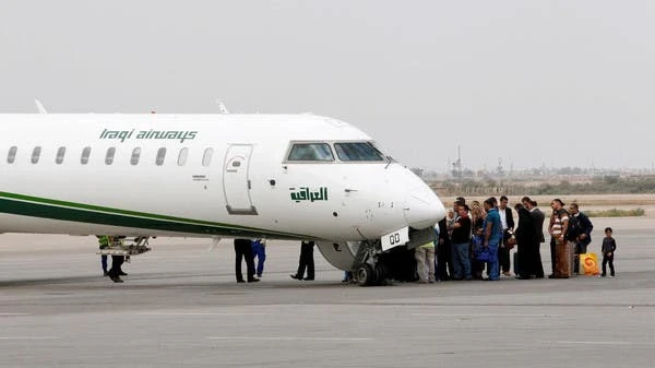 Travellers board an Iraqi Airways plane at Baghdad International airport in Baghdad, October 15, 2014. (File photo: Reuters)