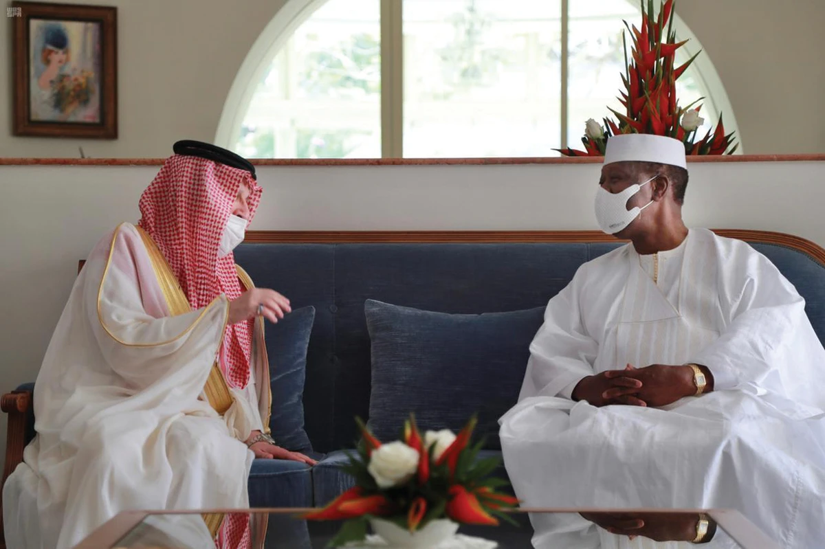Ivory Coast president receives Saudi minister