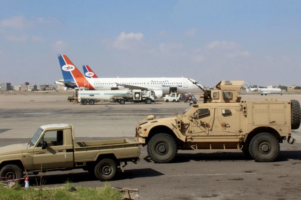 The EU’s delegation was reportedly accompanied by armored vehicles and headed to the presidential compound where the new power-sharing government is based. (File/AFP)