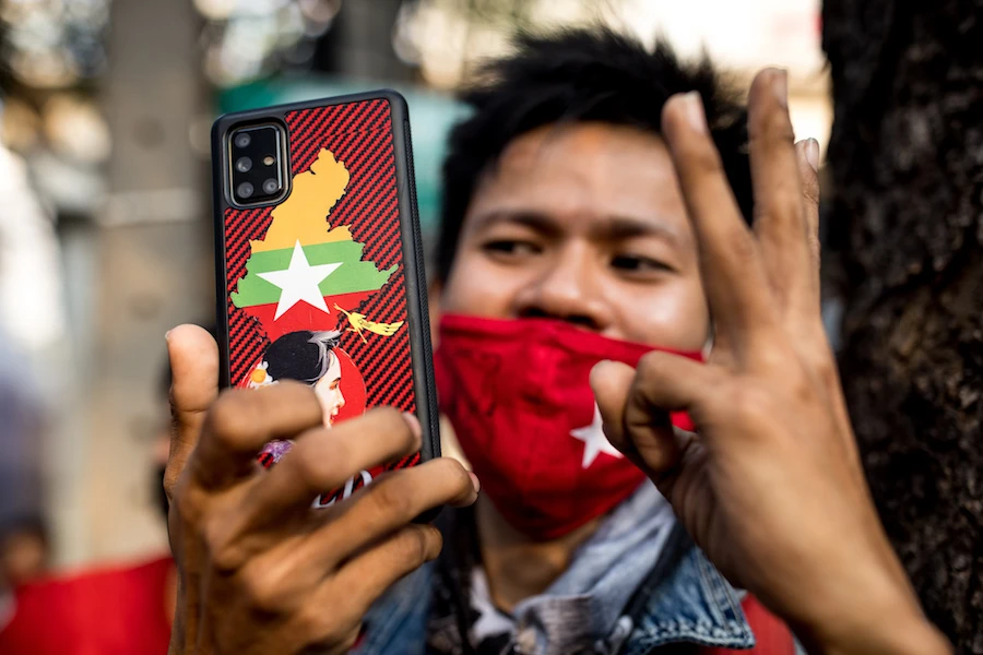 Authorities had cut access to the internet as the protests grew Saturday, fanning fears of a complete information blackout. (File/AFP)