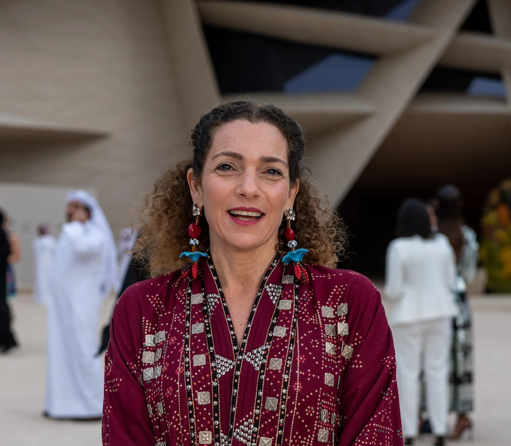 Lebanese designer Sarah Beydoun is the founder of Sarah’s Bag. (AFP)