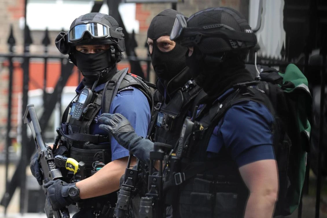 Counter terror police on the streets of London. The UK terrorism threat level rose to ‘critical’ in 2017. (Getty Images)