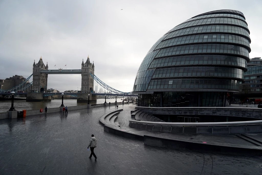 Former security officers at the UAE Embassy in London are accused of orchestrating a $4.1 million blackmail plot for documents they have stolen. (AFP file photo)