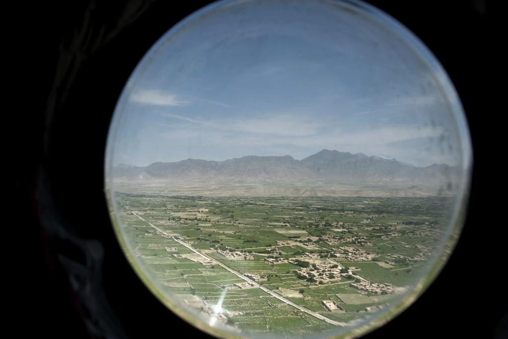 The Afghan government is planning to open a new international airport in Logar province. (File/AFP)