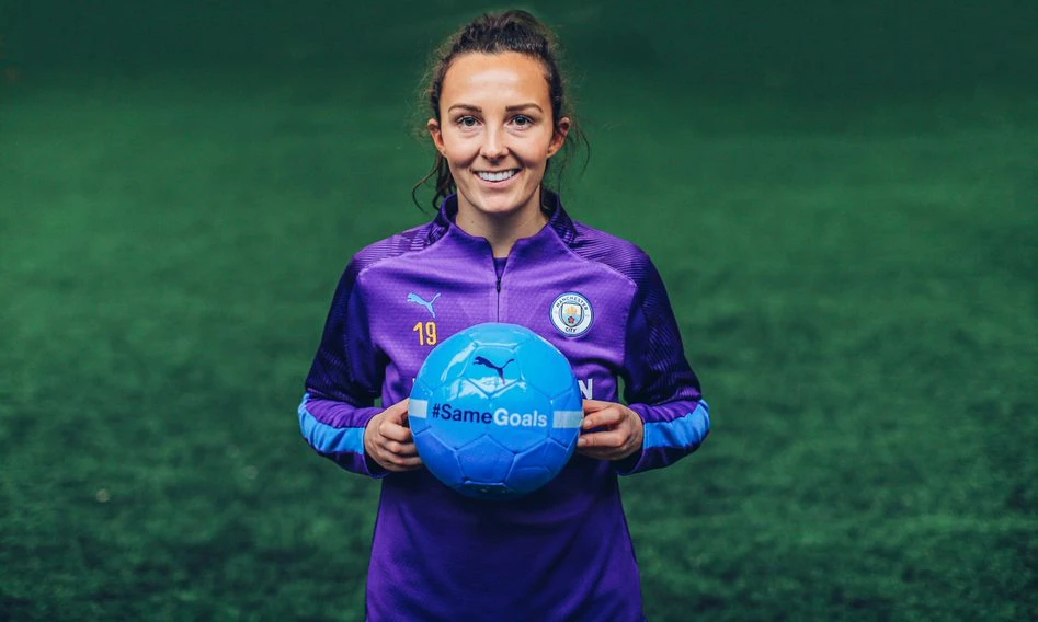 Caroline Weir of Manchester City and Scotland is one of the stars involved in the initiative. (Manchester City)