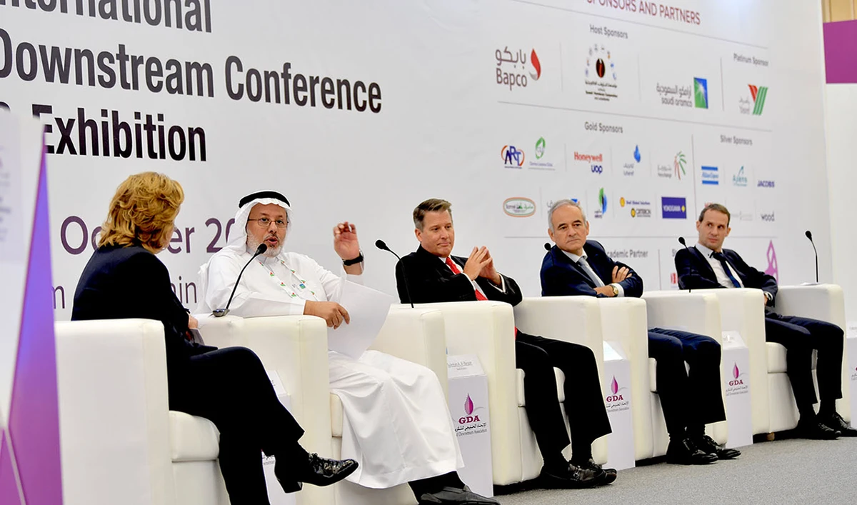 A panel session at GDA’s conference in 2018. The forum is the region’s leading strategic platform for downstream professionals to address business challenges, share best practices and unlock potential opportunities through collaboration and partnerships.