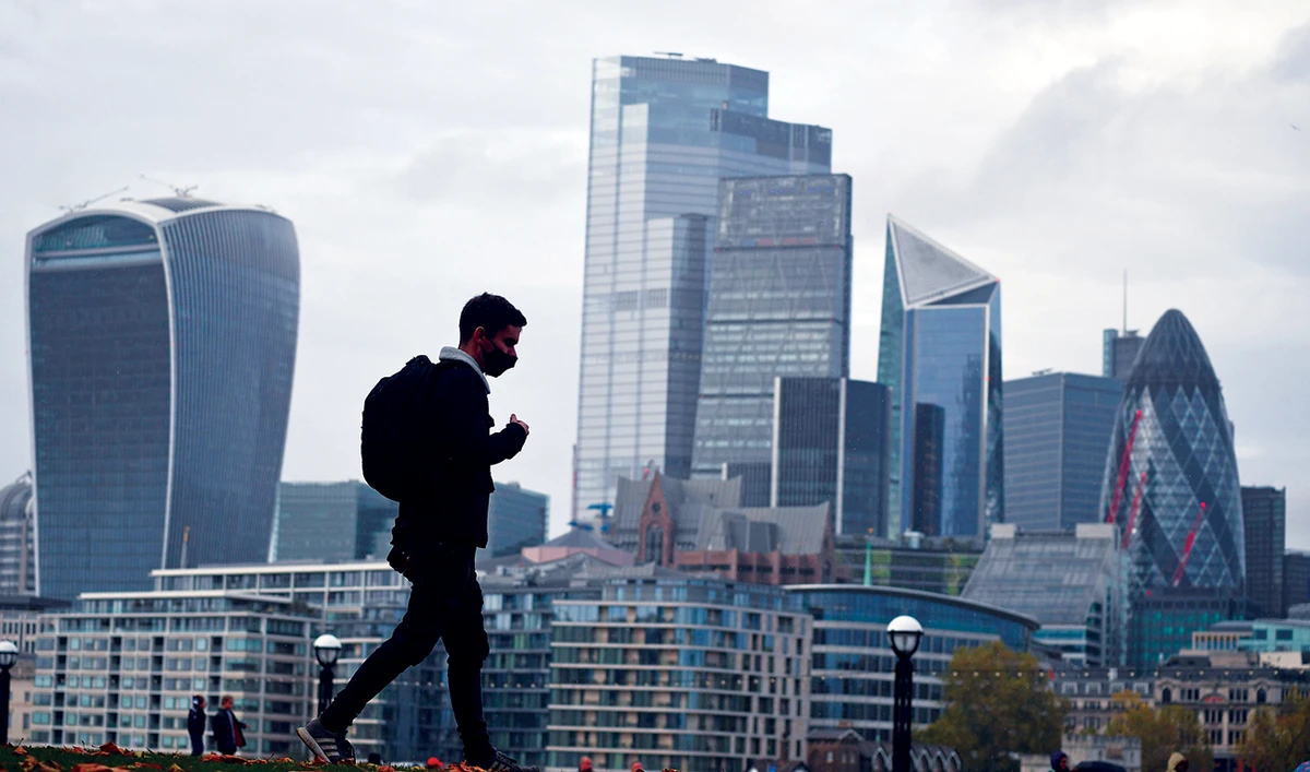 London’s daily trading volumes in other areas such as derivatives and foreign exchange still vastly outweigh its European neighbors. (AFP/File)
