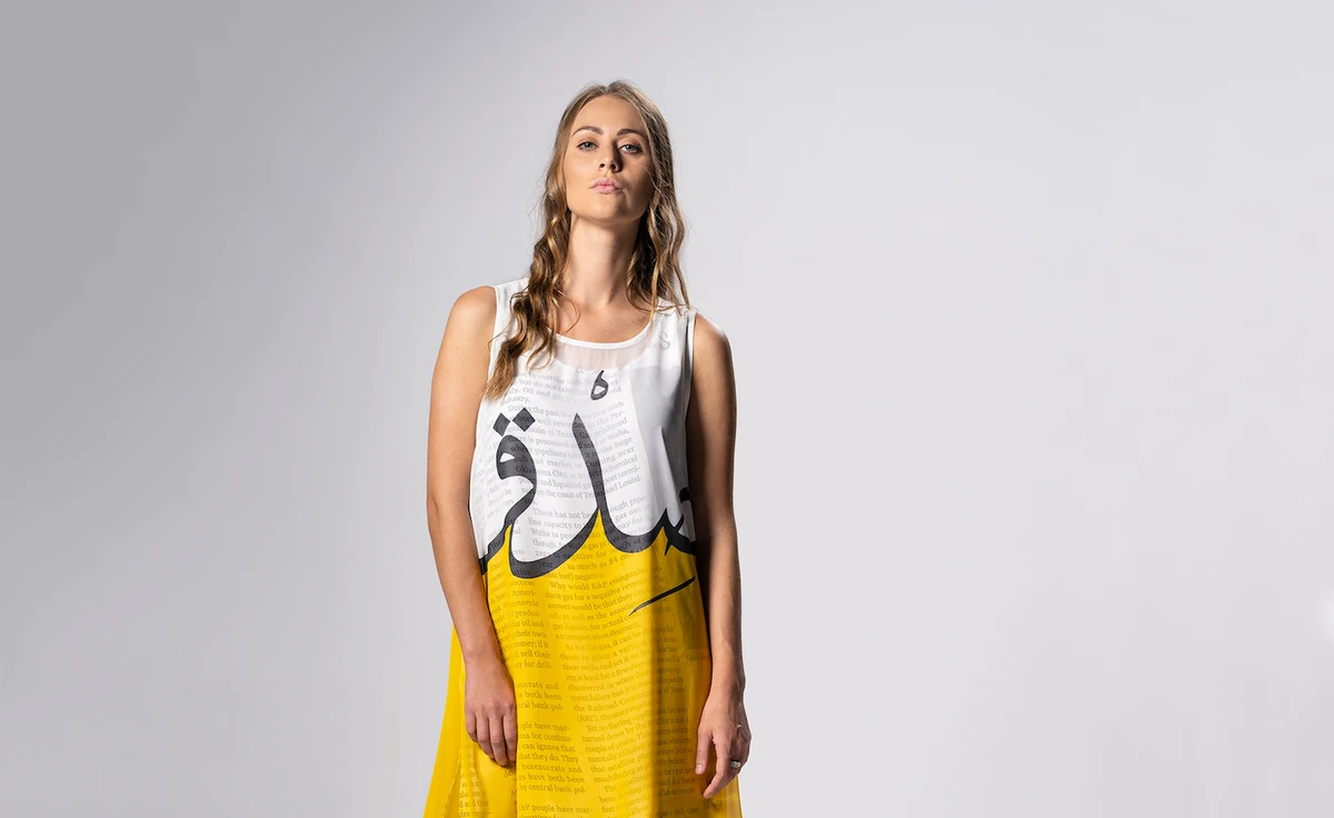 From maps to calligraphy, UAE-based designer creates fashion with a story