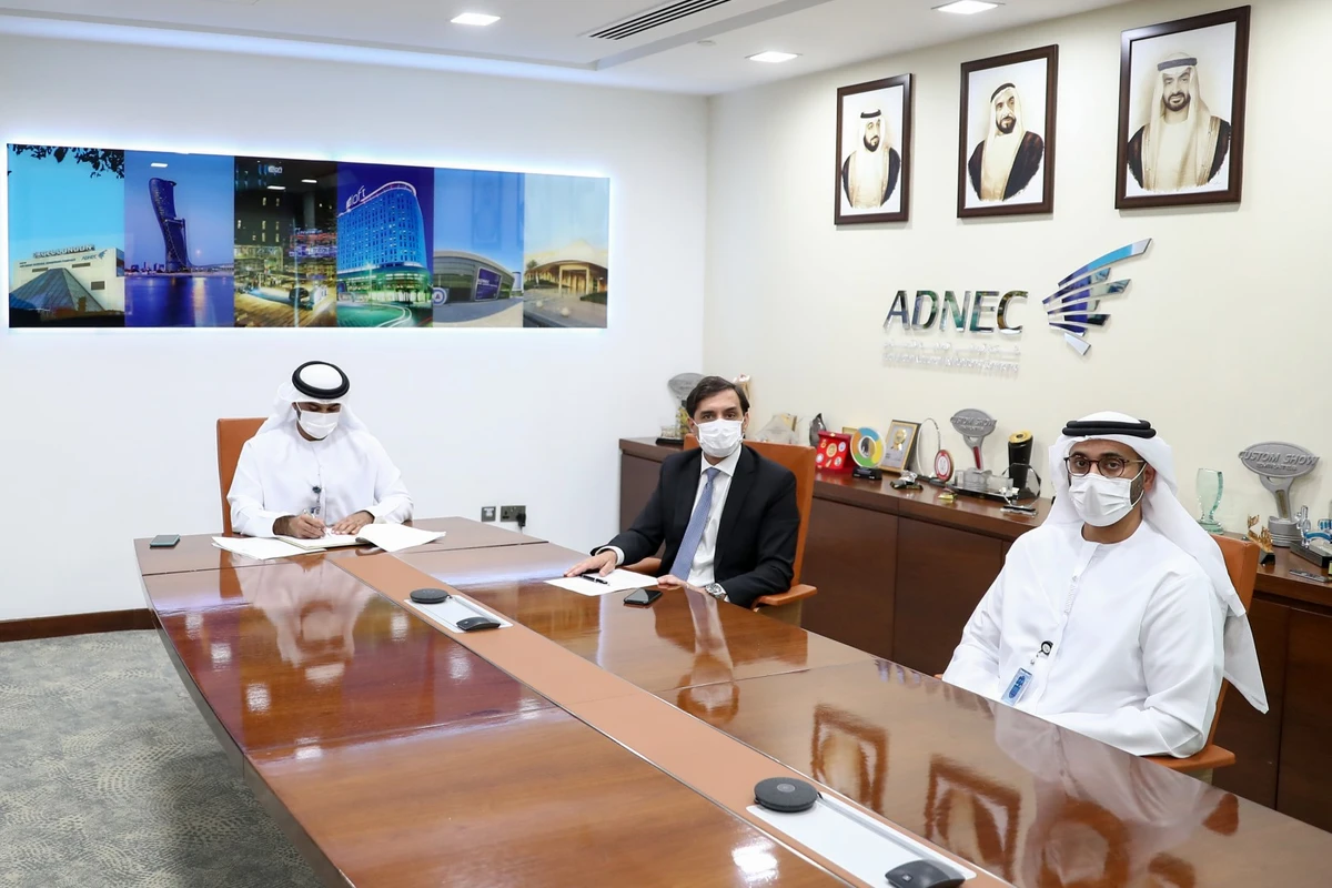 The two exhibition centers signed a Memorandum of Understanding that will potentially increase opportunities for both venues. (WAM)