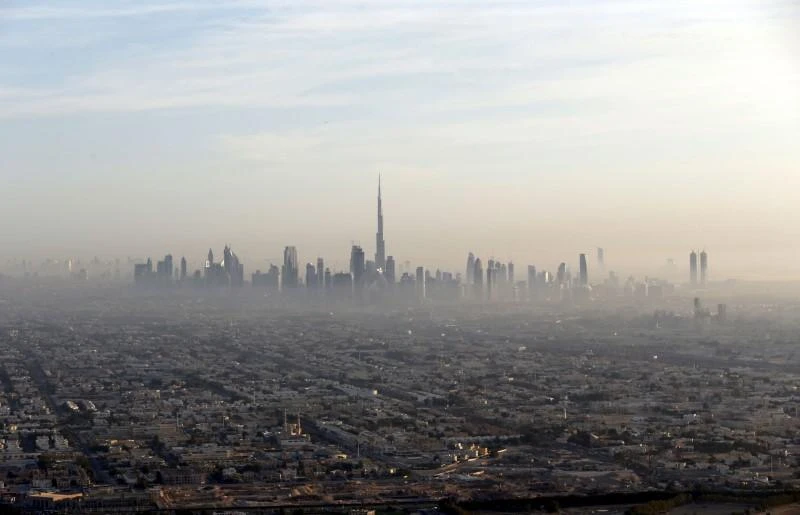 A general view of Dubai and the world's tallest tower, the Burj Khalifa (C), December 9, 2015. (Reuters)