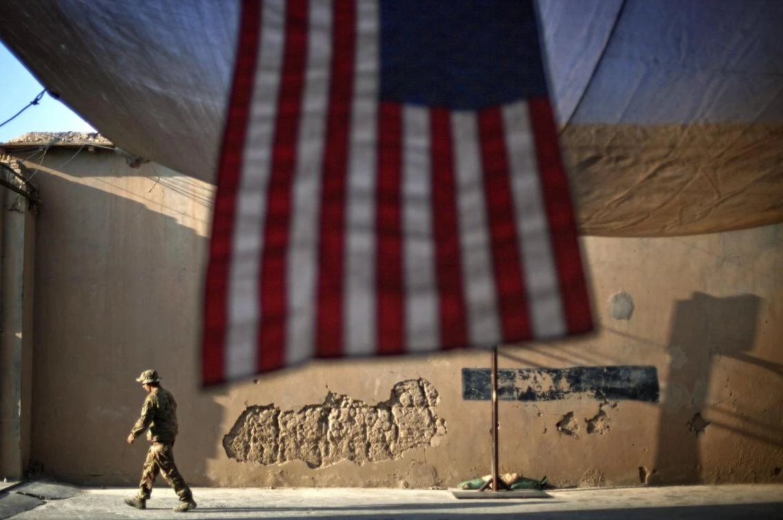 A study mandated by the US Congress has called for a delay in the pullout in Afghanistan, warning it would effectively hand the Taliban a victory. (AP)