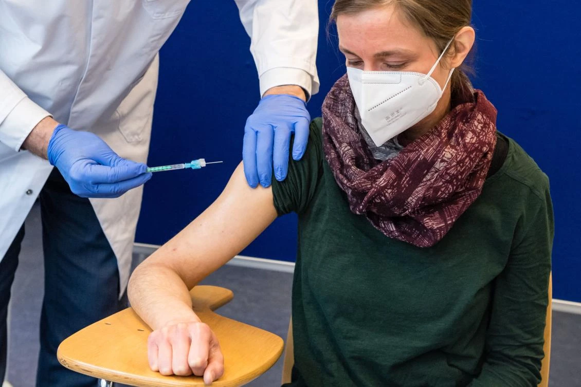 Falling coronavirus infections and a steady rise in vaccinations mean lifting lockdown measures in Germany is possible, Health Minister Jens Spahn. (AFP)