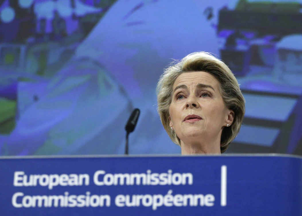 EU chiefs Ursula von der Leyen is set to unveil the increased funding from the bloc’s budget and pledge a further €100 million in aid. (AFP)