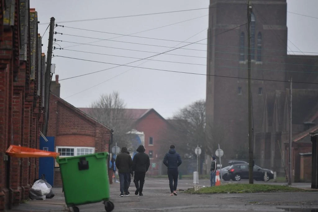 Former residents of Napier Barracks in Kent claimed that their conditions were “inhumane,” and that some even attempted suicide. (File/AFP)