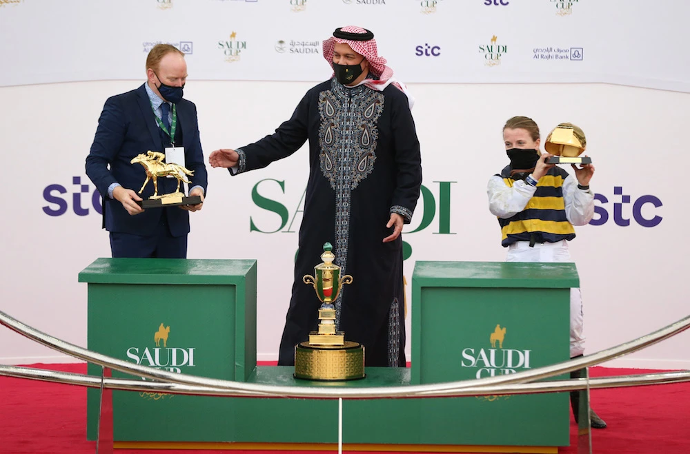 Hollie Doyle makes history by becoming first female winner on Saudi Cup day