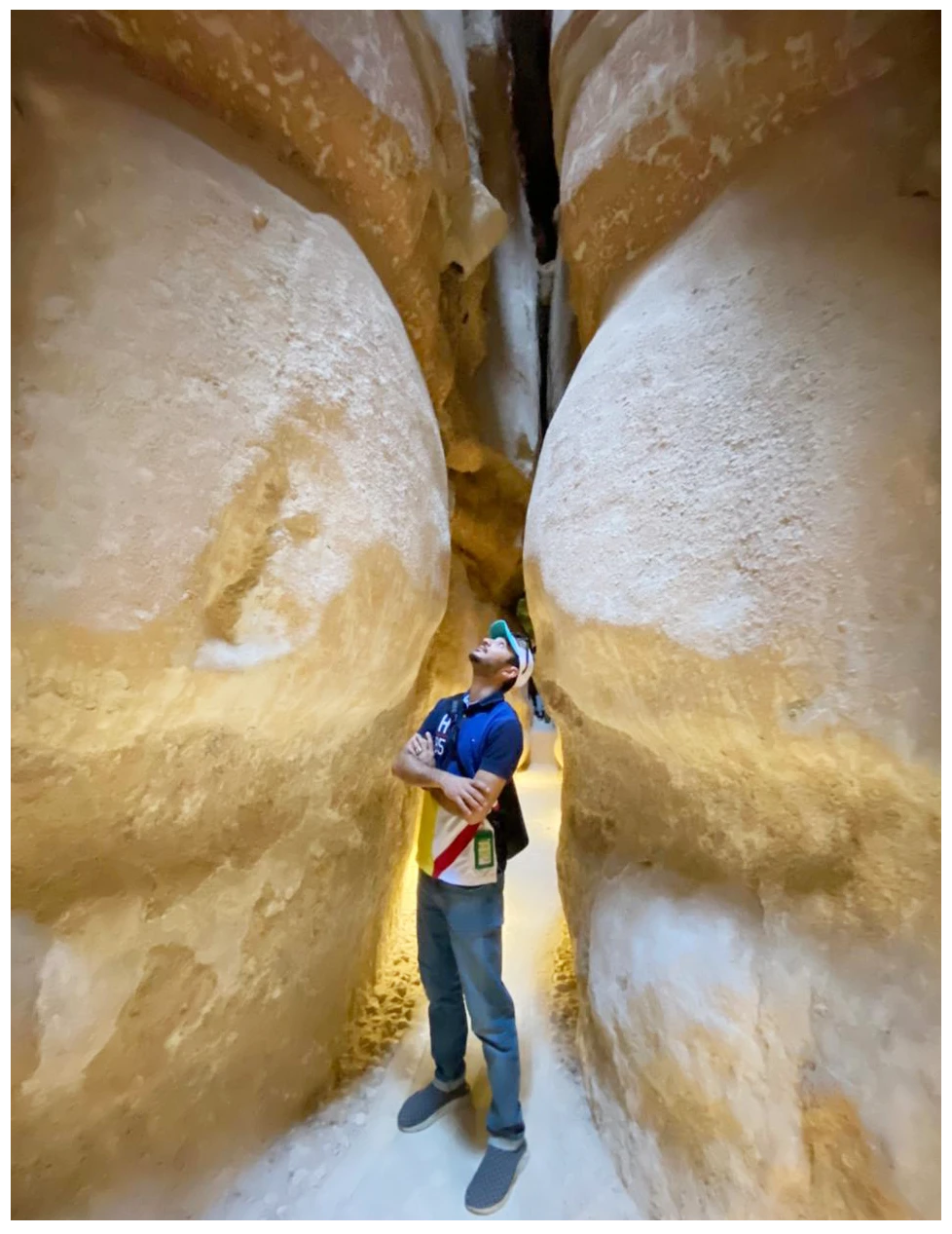 Tourism guidance is Mohammed’s life, and the Kingdom’s caves and their geological structures are his field of specialization as a guide for foreign and Saudi tourists. (Supplied)
