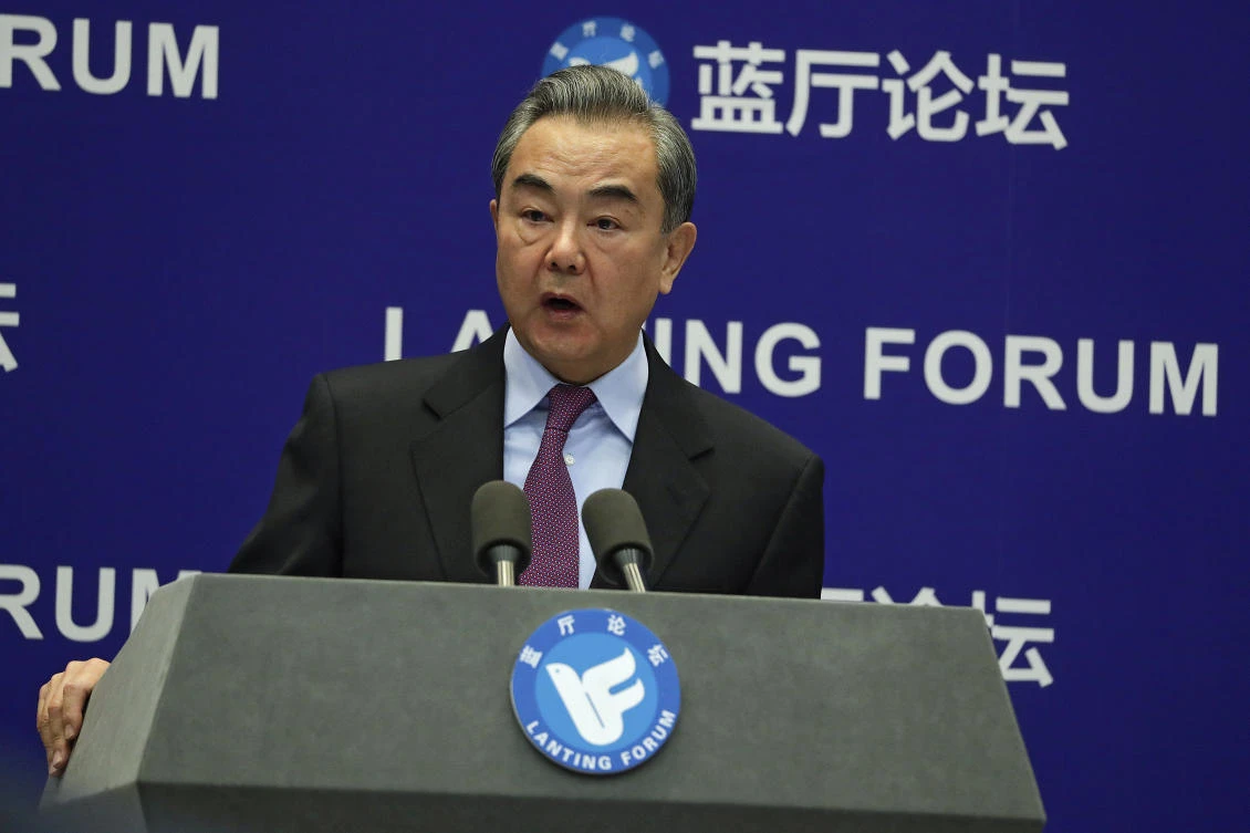 Chinese Foreign Minister Wang Yi called on the US Monday to lift restrictions on trade and people-to-people contacts while ceasing what Beijing considers unwarranted interference in the areas of Taiwan, Hong Kong, Xinjiang and Tibet. (AP)