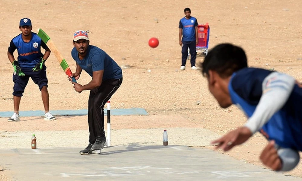 For years, South Asian expatriates have taken part in these self-organised matches on the streets of Riyadh, Jeddah and in other Saudi cities. (Supplied)