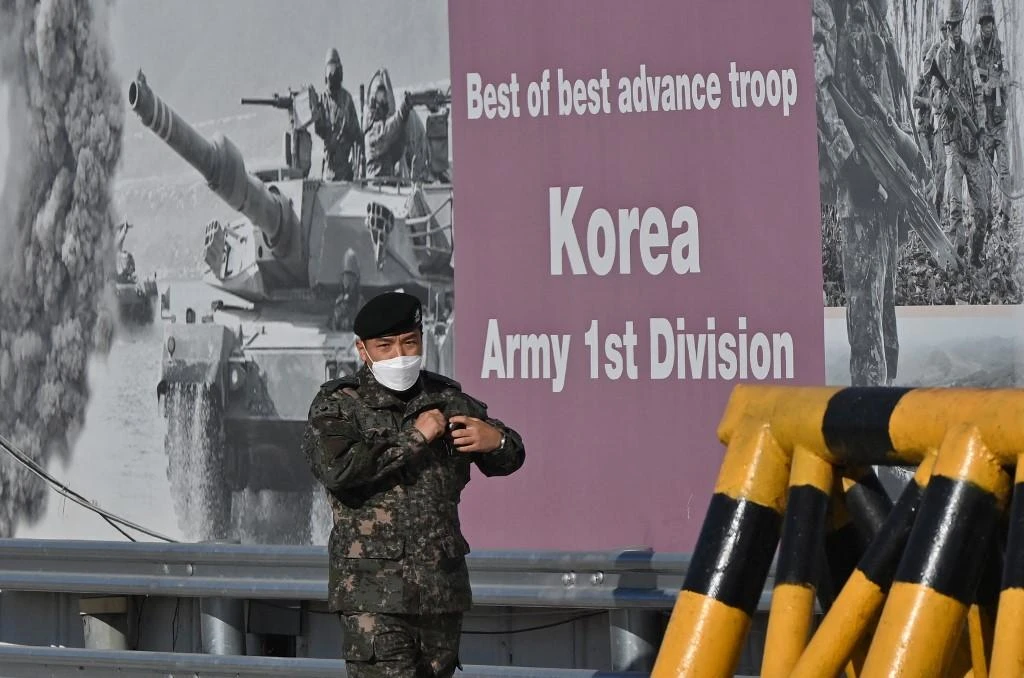 The South Korean military acknowledged troops had ‘failed to abide by due procedures’ and vowed to strengthen border security. (AFP file photo)