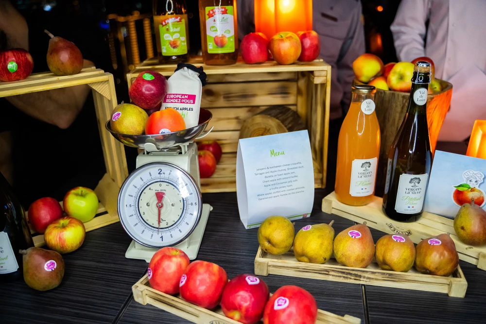 A total of 46,386 tons of French apples were exported to the MENA region. (Supplied)