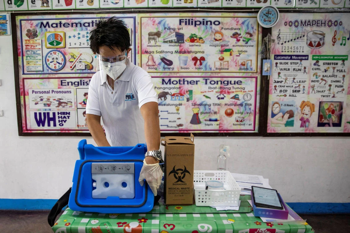 The vaccination program will be crucial for Philippine efforts to revive its economy. (Reuters)