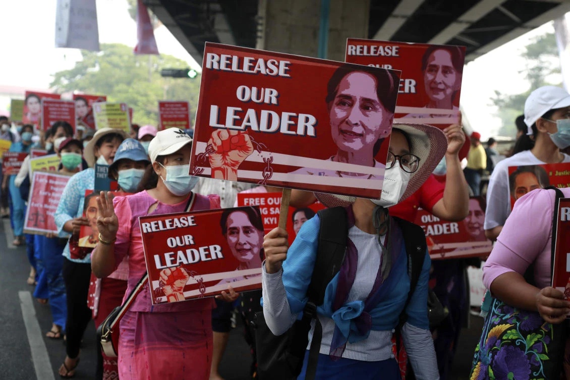 The Myanmar military takeover that shocked the international community and reversed years of slow progress toward democracy. (AP)