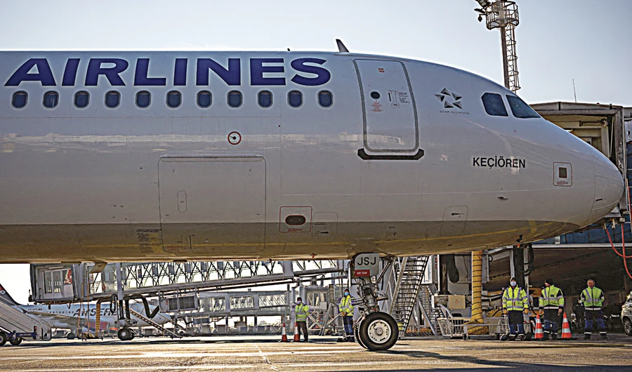 Airbus calculated that the 863 planes that it delivered in 2019 will emit 740 million tons of CO2 during an estimated 22 years in service. (AFP/File)