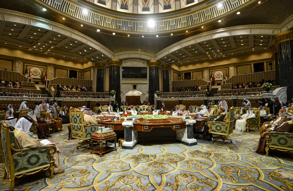A general view of a session of the Gulf Cooperation Council (GCC) summit held in Riyadh. (File/AFP)